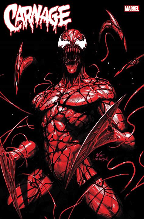 Carnage Black White And Blood 1 InHyuk Lee Variant Cover Legacy