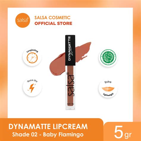 SALSA Dynamatte Lip Cream 02 Baby Flamingo Salsa Cosmetics