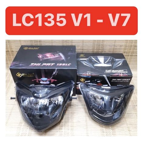 Head Lamp Lampu Depan Smoke Led Zhipat Yamaha Lc V V V V V V