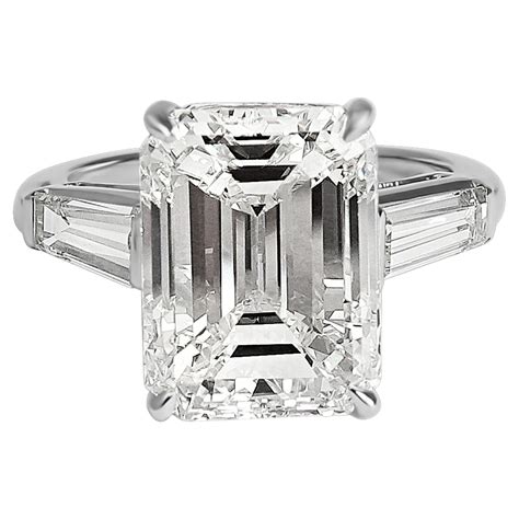 J Birnbach GIA Certified 8 15 Ct E VS2 Cushion Cut Diamond Ring For