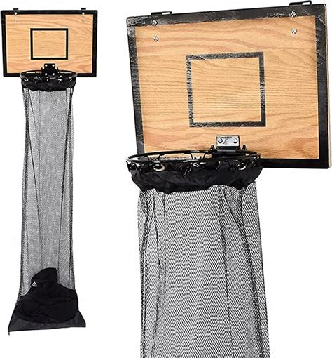 Basketball Room Decor Indoor Basketball Hoop Mini Basketballs Clothes Hamper College Dorm