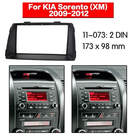 Car Radio Stereo Face Facia Surround Trim Frame For Kia Sorento Xm