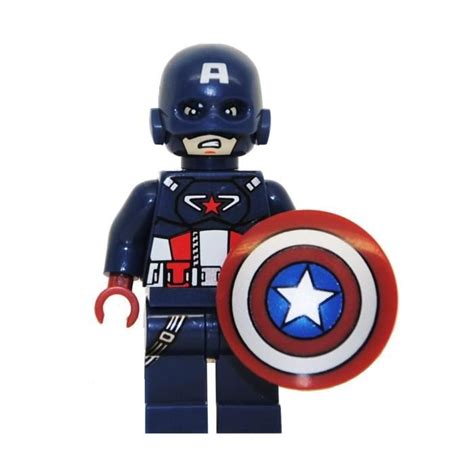 Mini Figurine Compatible LEGO Avengers Captain America FIG432