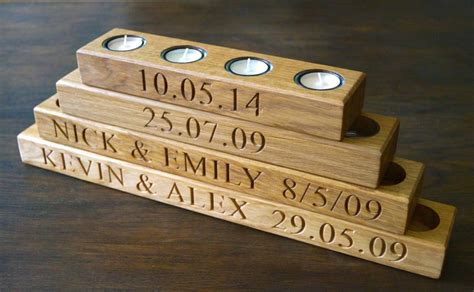 5th Wedding Anniversary Wooden Gift Ideas | MakeMeSomethingSpecial.com