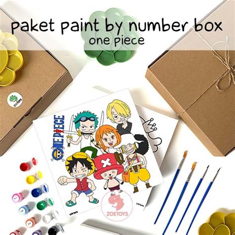 Jual Zoetoys Paket Lengkap Paint By Number 2 Box Custom Numbers