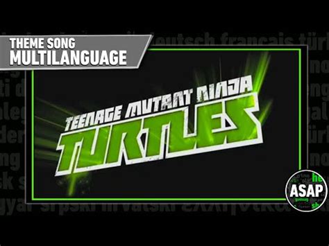 TMNT (2012) Theme Song | Multilanguage (Requested) - YouTube