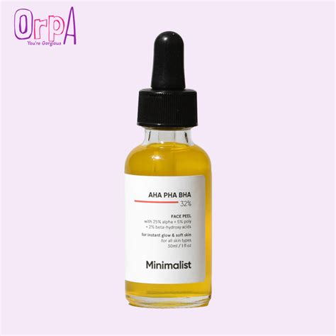 Minimalist AHA PHA BHA 32% Face Peel - 30ml - Orpa