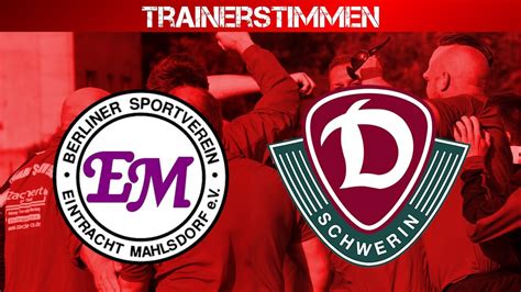 30 04 2023 Trainerstimme Zum Spiel BSV Eintracht Mahlsdorf SG Dynamo