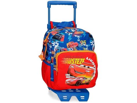 Mochila Rodas DISNEY Cars Rusteze Lightyear Vermelho 23x28x10 Cm