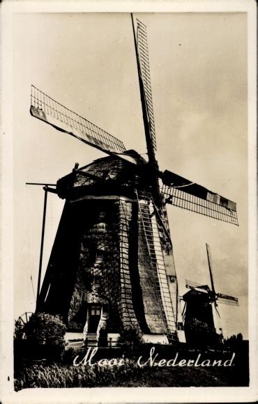 Ansichtskarte Postkarte Mooi Drenthe Niederlande Molen Windm Hle