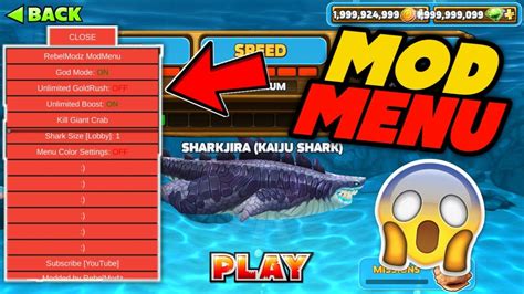 Hungry Shark Evolution Mod Menu Youtube