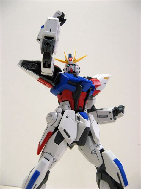 Mg Build Strike Gundam Winning Pose By Riderb0y On Deviantart