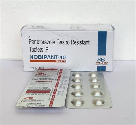 Pantoprazole Gastro Resistant Tablets IP Prescription Noble Bio Life