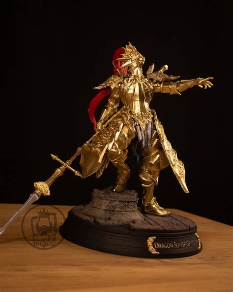 Dragon Slayer Ornstein Statue Dark Souls Figurines Dark Etsy