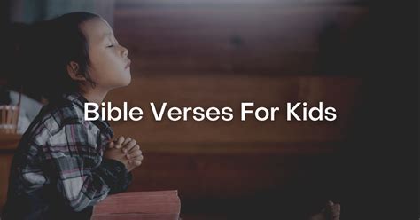 53+ Bible Verses For Kids