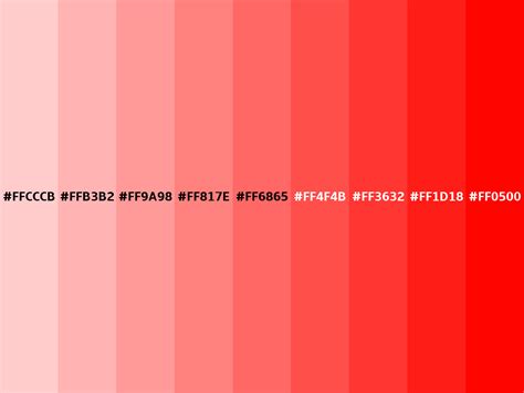 Light Red Color Code