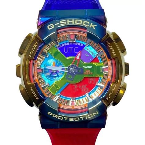 Montre Pour Homme Casio Rainbow G Shock Gm Rb Ajf Recouverte De