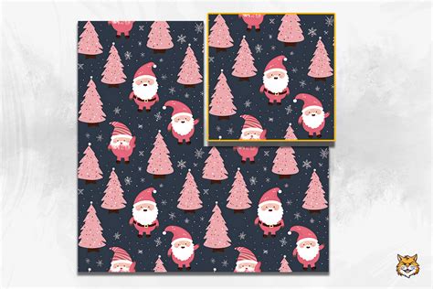 Santa Claus Seamless Pattern Graphic By Meow Backgrounds Creative