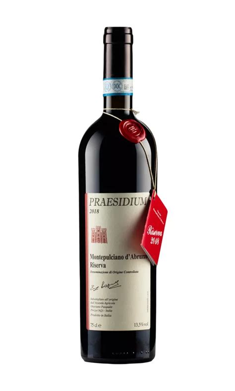 Praesidium Montepulciano Riserva Hedonism Wines