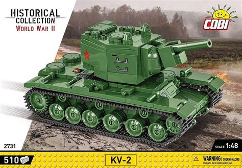 Cobi 2731 Kv 2 Ciężki Czołg Klocki Pojazd Wojskowy Ww2 Wwii Wojsko