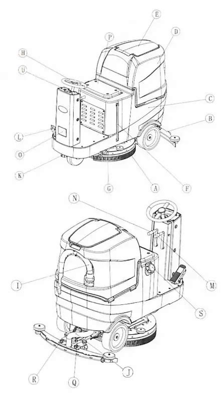 Usa Clean X26r Ride On Auto Floor Scrubber Machine Instructions