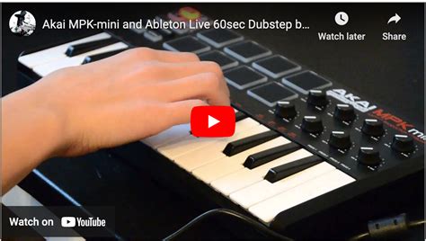 Making A Dubstep Beat With Akai Mpk Mini Midi Keyboard Reviews