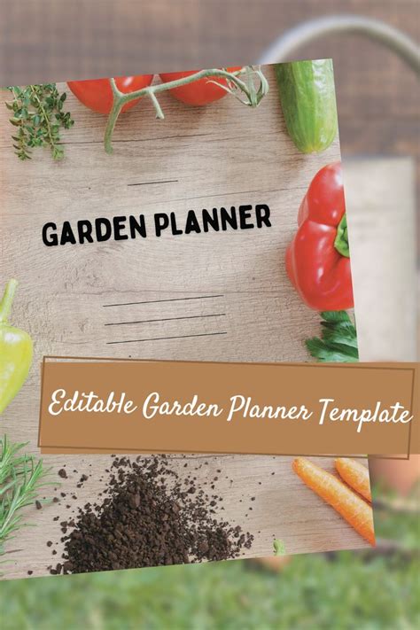 Editable Garden Planner Template | Garden planner, Planner template ...