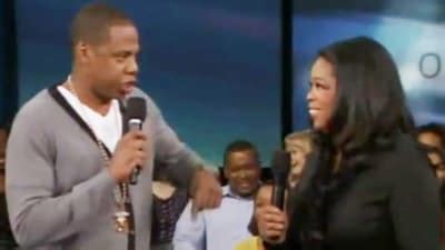 Jay-Z Teaches Oprah to Rap