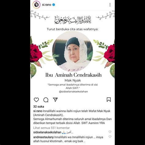 Innalillahi Mak Nyak Si Doel Aminah Cendrakasih Meninggal Dunia