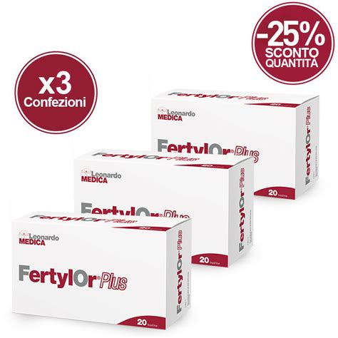 MULTIPACK FertylOr® Plus - 3 Confezioni - Leonardo Medica srl