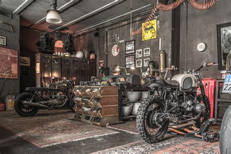 Motorbikes On The Living Room Or Like Living Room On The Garage