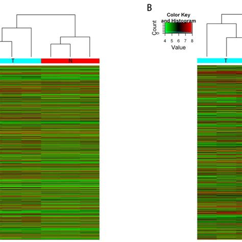 Heat Map Showing The Expression Profiles Of Lncrnas And Mrnas The Maps Download Scientific