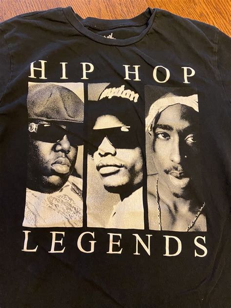 Hip Hop Legends Notorious Big Eazy E Tupac Black Grap Gem