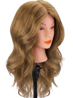 Amazon Yofuly Mannequin Head With Real Hair Light Brown