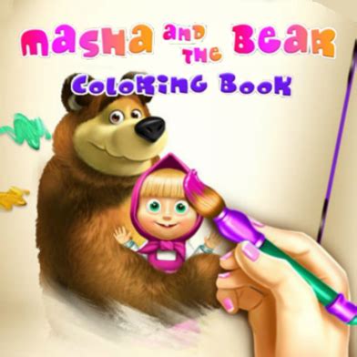 Masha And The Bear Coloring Book - Play Masha And The Bear Coloring ...