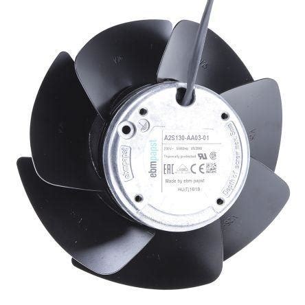 A2S130 AA03 01 EBM PAPST Fan Axial 138x57mm 230VAC 340m3 H Ball 155029