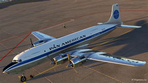 Pan American 1958 Cargo Clipper Livery For Pmdg Dc 6a For Microsoft