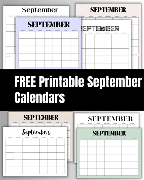 September 2024 Printable Calendar Free Printable Calendars The