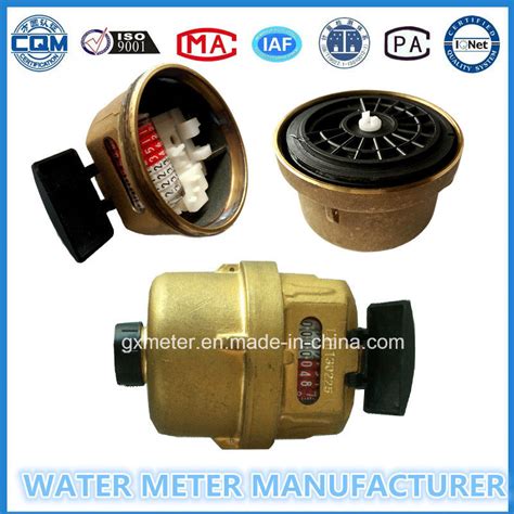 Brass Volumetric Rotary Piston Water Meter Of Dn15 25mm China Meter