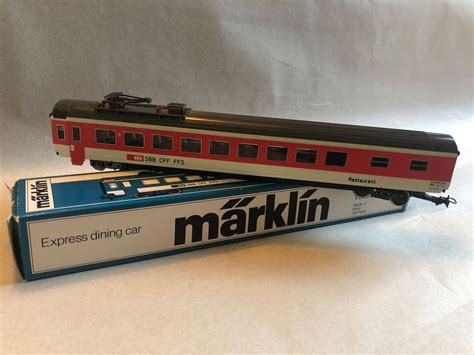 Märklin HO SBB D Zug Speisewagen Art 4125 mit OVP Kaufen auf Ricardo