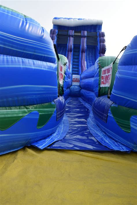 22ft Sea Island Double Lane Water Slide Best Rentals Service In Jesup