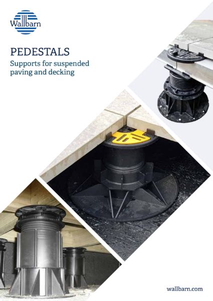 Adjustable Pedestals For Paving Decking And Rail System Substructure