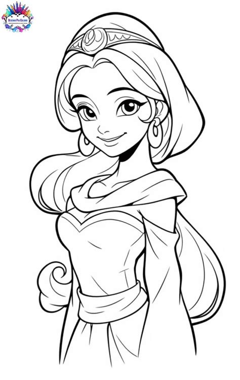 Desenho Para Colorir Princesa De 150 Imagens Para Imprimir