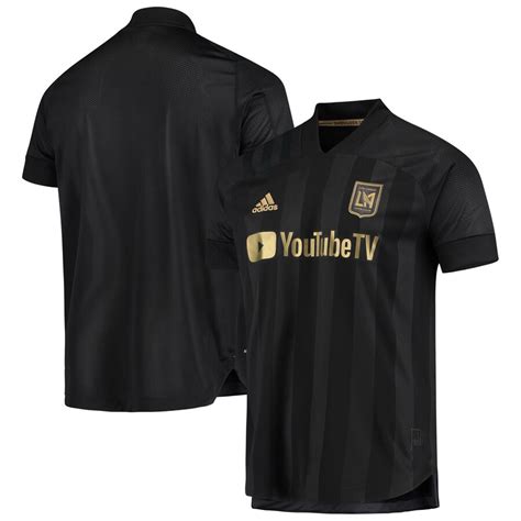 Men's LAFC adidas Black 2020 Primary Authentic Jersey