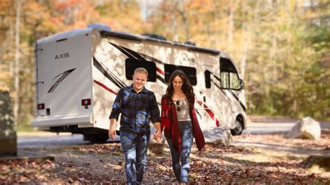 Thor Axis Not Your Typical Class A RV Getaway Couple