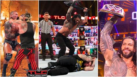 WWE TLC 2020 RESULTS WWE TLC 2020 Roman Reigns Kevin Owens The