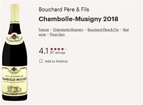 Bouchard Pere Fils Chambolle Musigny