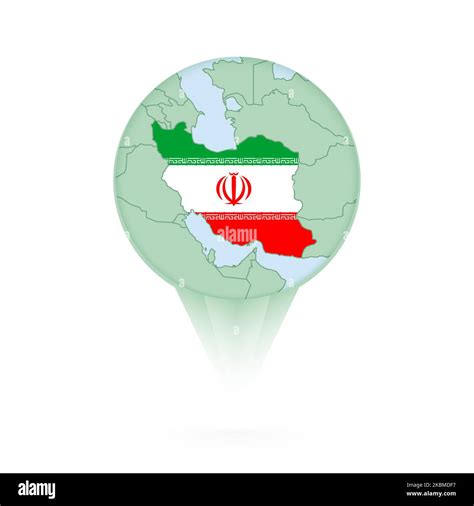 Iran Karte Flagge Stock Vektorgrafiken Kaufen Alamy