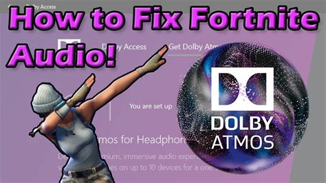 How To Fix Fortnite Audio For Pc Youtube