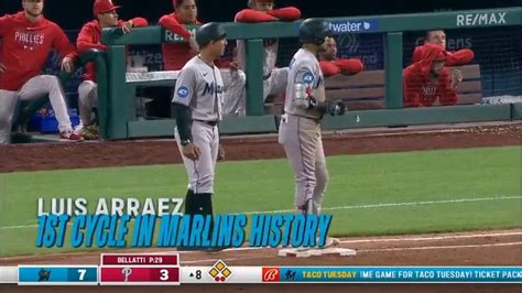 Luis Arraez Hits For The FIRST CYCLE In Marlins History BigPaulSports